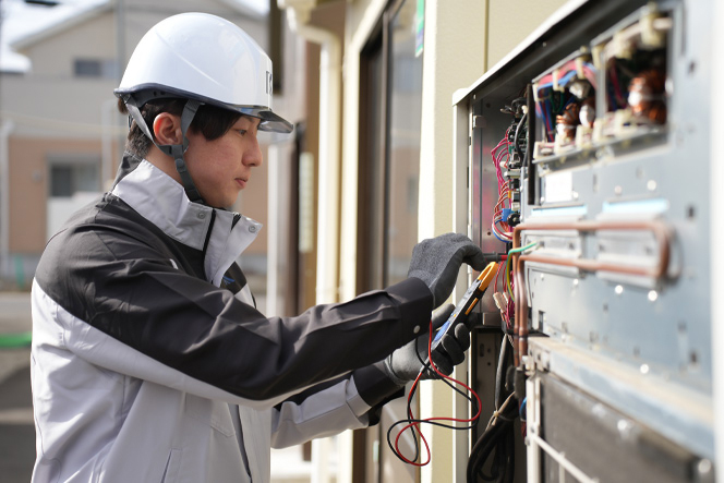 空調機器の検査